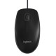 Logitech B100 Laidinė pelė, USB Type-A, Optical, 1000 DPI, Juoda