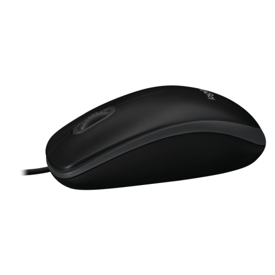 Logitech B100 Laidinė pelė, USB Type-A, Optical, 1000 DPI, Juoda