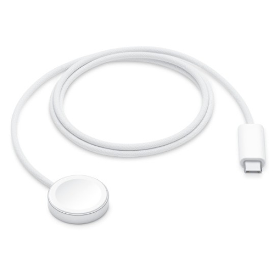 Apple Watch Magnetic Fast Charger to USB-C Cable 1m, Balta