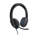 Logitech H540 Laidinės ausinės, USB-A, Juoda