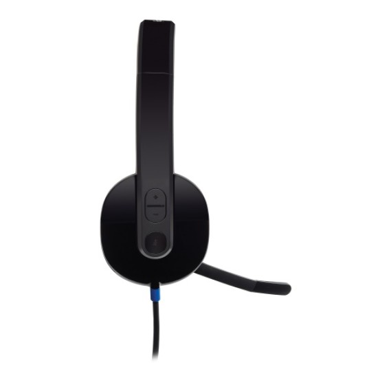 Logitech H540 Laidinės ausinės, USB-A, Juoda