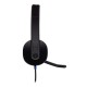 Logitech H540 Laidinės ausinės, USB-A, Juoda
