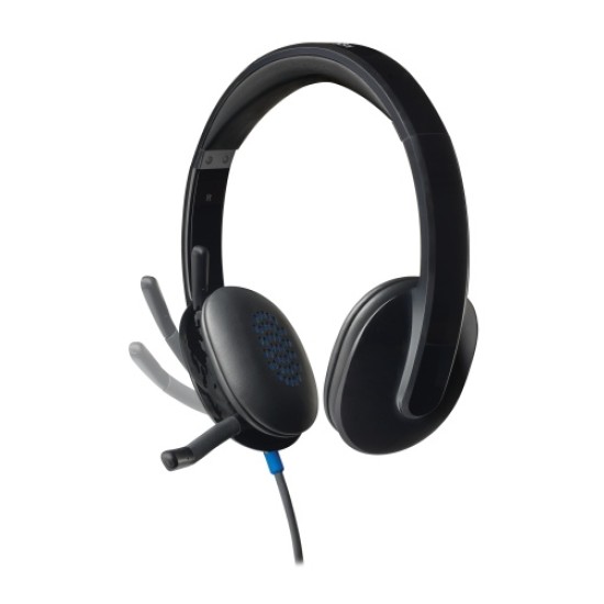 Logitech H540 Laidinės ausinės, USB-A, Juoda