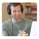 Logitech H540 Laidinės ausinės, USB-A, Juoda