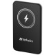 Verbatim 32240 Charge 'n' Go Magnetic Wireless Išorinė baterija (Power Bank) 5000mAh, Juoda