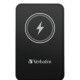 Verbatim 32240 Charge 'n' Go Magnetic Wireless Išorinė baterija (Power Bank) 5000mAh, Juoda