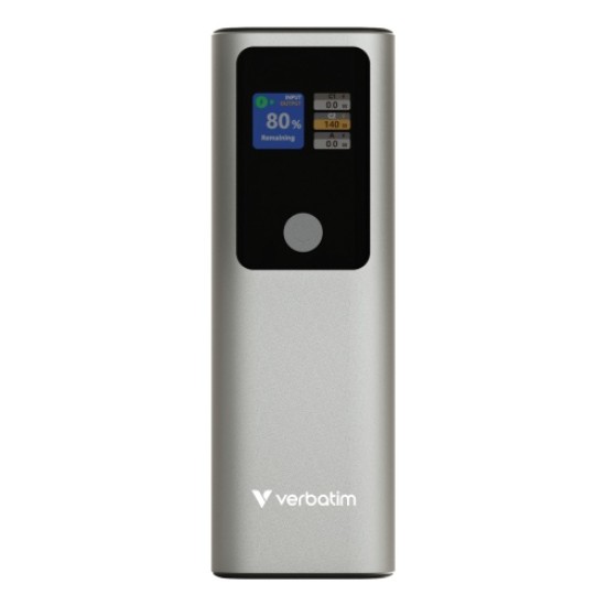 Verbatim 32269 Charge 'n' Go Išorinė baterija (Power Bank) 27000mAh 183W, USB-C, USB-A, Pilka