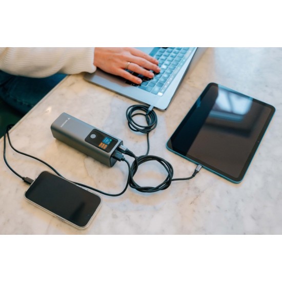 Verbatim 32269 Charge 'n' Go Išorinė baterija (Power Bank) 27000mAh 183W, USB-C, USB-A, Pilka
