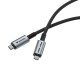 Verbatim 31847 Sync & Charge Kabelis USB-C į USB-C 240W 40Gbps 120cm, Pilka/Juoda