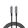 Verbatim 31847 Sync & Charge Kabelis USB-C į USB-C 240W 40Gbps 120cm, Pilka/Juoda