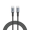 Verbatim 31846 Sync & Charge Kabelis USB-C į USB-C 100W 480Mbps 120cm, Pilka/Juoda