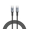 Verbatim 31845 Sync & Charge Kabelis USB-C į USB-C 60W 480Mbps 120cm, Pilka/Juoda