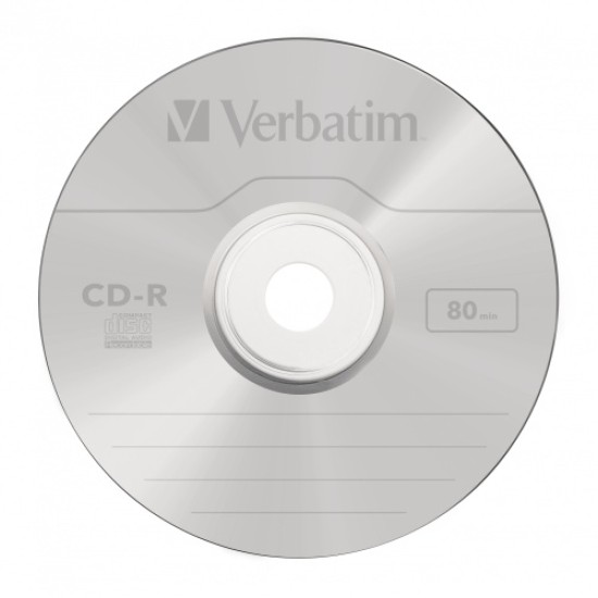 Verbatim 43365 CD-R 80min 16x Audio Music diskai (10 vnt pakuotėje)