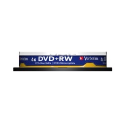 Verbatim 43488 DVD+RW SERL 4.7GB 4X Matt Silver Surface diskai (10 vnt pakuotėje)