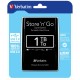 Verbatim 53023 Store 'n' Go USB 3.0 Išorinis kietasis diskas HDD 1TB, iki 4800 Mbit/s 5400rpm, Juoda