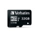 Verbatim 47041 Pro U3 Micro SDXC Atminties kortelė 32GB + microSD į SD Adapteris