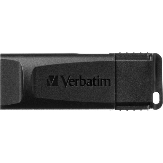 Verbatim 98698 Slider USB atmintinė 64GB, USB-A 2.0, Juoda