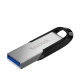 SanDisk Ultra Flair USB atmintinė 64GB, USB-A 3.0, Juoda/Sidabrinė