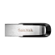 SanDisk Ultra Flair USB atmintinė 64GB, USB-A 3.0, Juoda/Sidabrinė