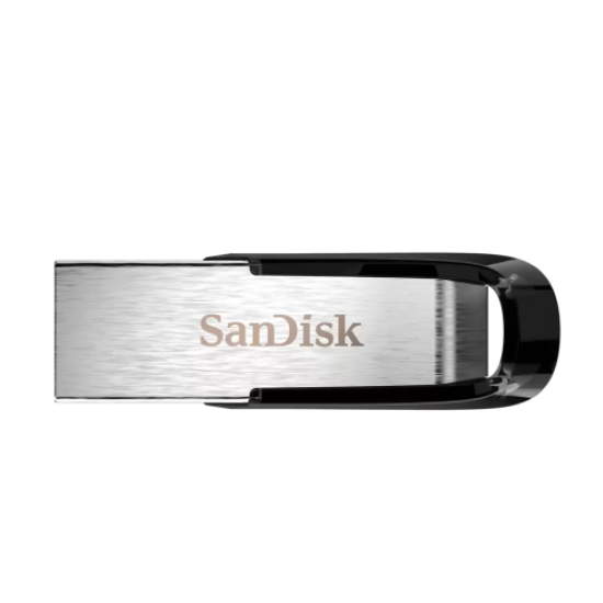 SanDisk Ultra Flair USB atmintinė 256GB, USB-A 3.0, Juoda/Sidabrinė