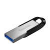 SanDisk Ultra Flair USB atmintinė 256GB, USB-A 3.0, Juoda/Sidabrinė