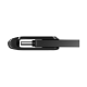SanDisk Ultra Dual Drive Go USB atmintinė 512GB, USB-C/USB-A 3.2 Gen 1, Juoda