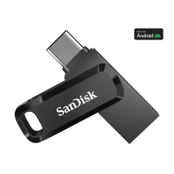 SanDisk Ultra Dual Drive Go USB atmintinė 512GB, USB-C/USB-A 3.2 Gen 1, Juoda