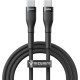 Veger Kabelis USB-C to USB-C PD 48V 5A 240W CC03 1.5m, Juoda